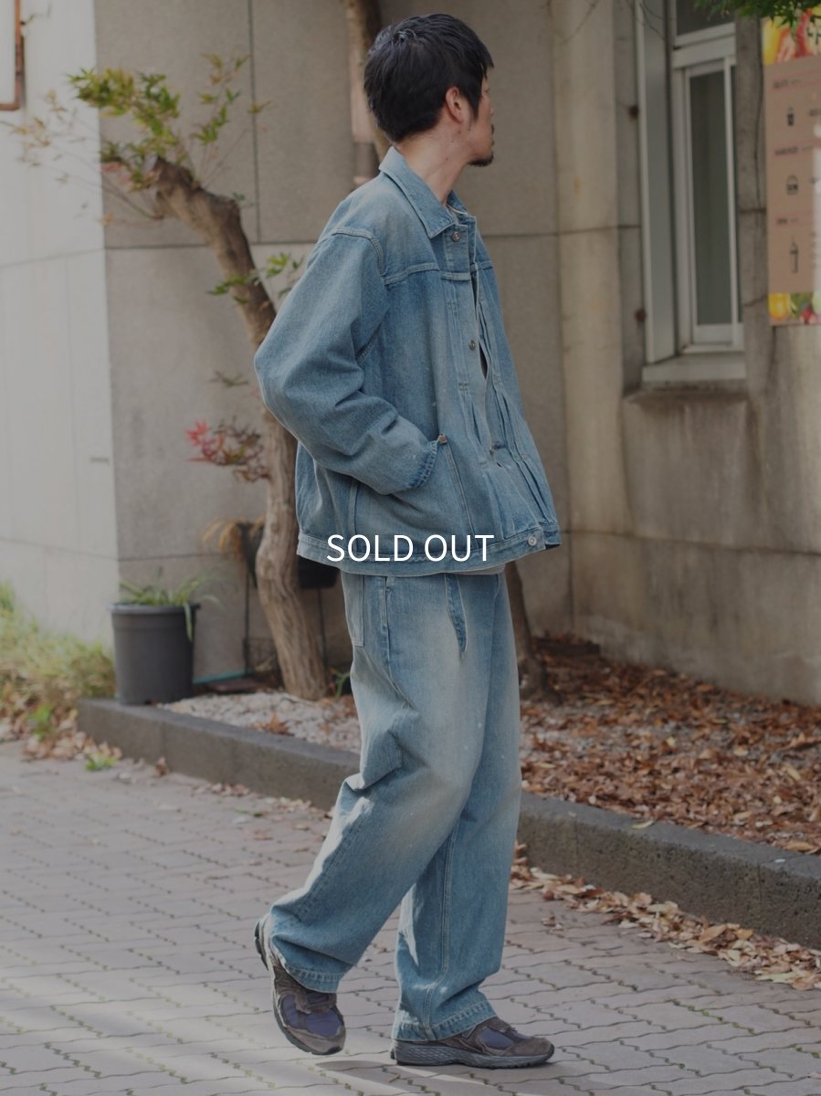 画像13:  YOKO SAKAMOTO  / PLEATS JACKET / RAW DENIM (13)