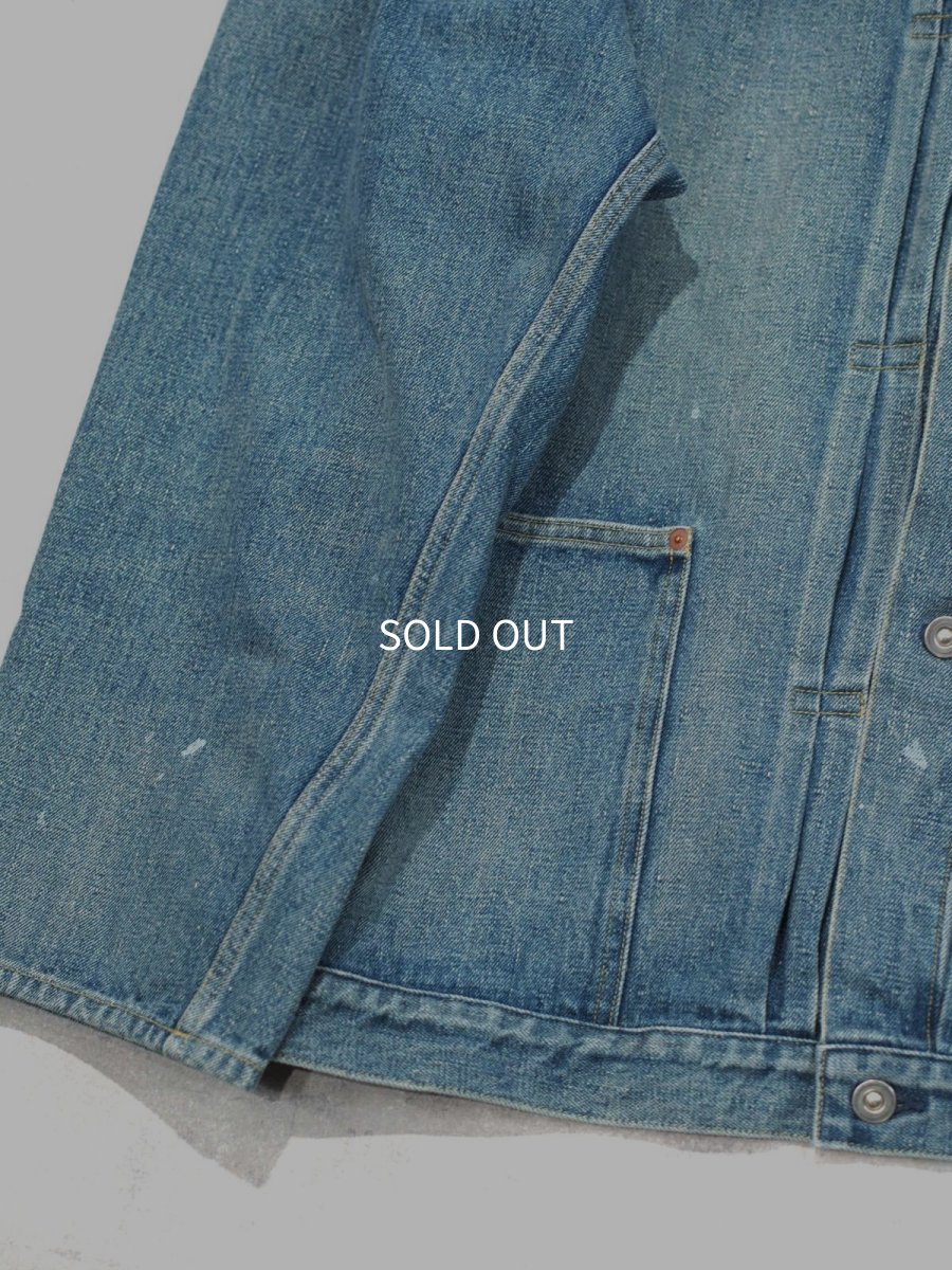 画像6:  YOKO SAKAMOTO  / PLEATS JACKET / RAW DENIM (6)