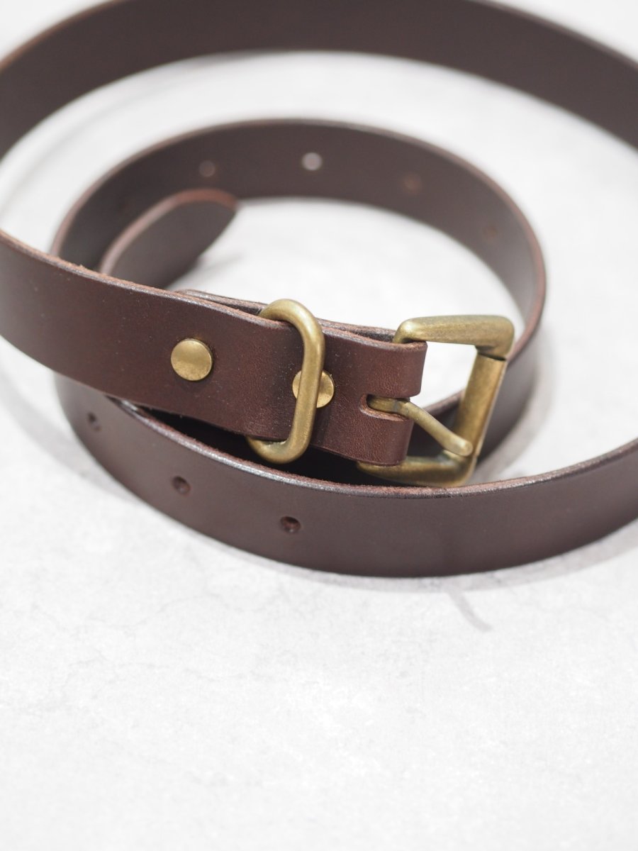 画像2:  YOKO SAKAMOTO / STANDARD BELT WIDE /  ITALIAN LEATHER (2)