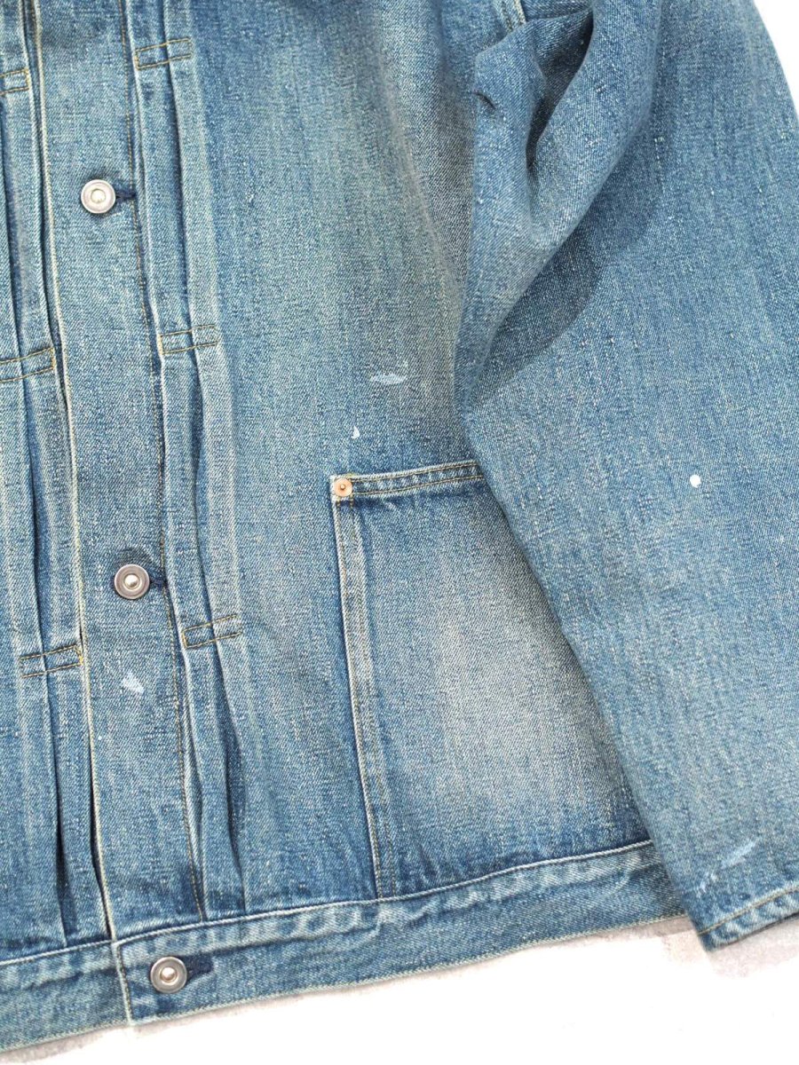 画像5:  YOKO SAKAMOTO  / PLEATS JACKET / RAW DENIM (5)