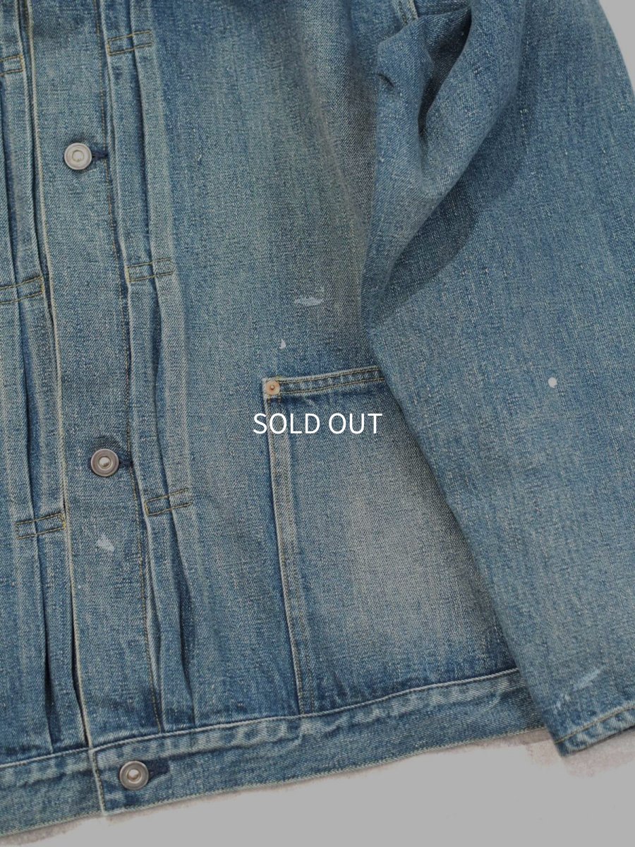 画像5:  YOKO SAKAMOTO  / PLEATS JACKET / RAW DENIM (5)