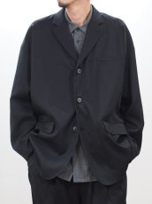 画像1: YOKO SAKAMOTO  / DROPPED SHOULDER JACKET / BRUSHED POLYESTER GABARDINE (1)
