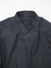 画像5:  YOKO SAKAMOTO  / BAND COLLAR SHIRT / GARMENT DYE / MAX HIGH COUNT TYPEWRITER (5)