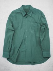 画像1: YOKO SAKAMOTO  / REGULAR COLLAR SHIRT / GARMENT DYE / MAX HIGH COUNT TYPEWRITER (1)
