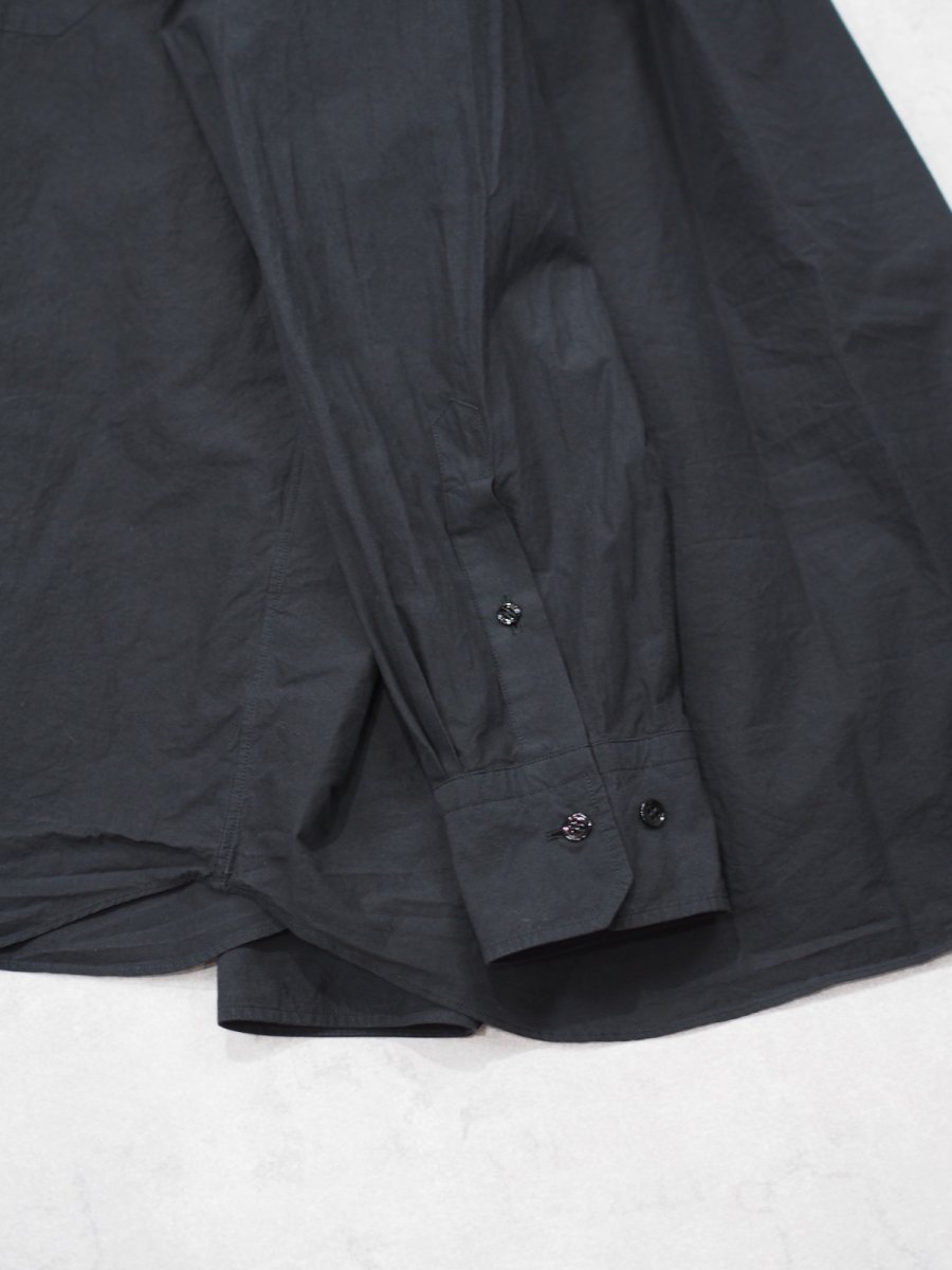 画像6:  YOKO SAKAMOTO  / BAND COLLAR SHIRT / GARMENT DYE / MAX HIGH COUNT TYPEWRITER (6)