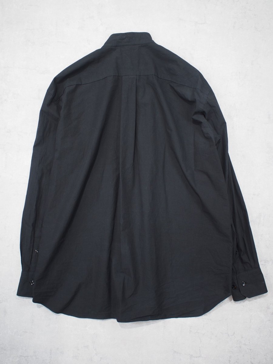 画像2:  YOKO SAKAMOTO  / BAND COLLAR SHIRT / GARMENT DYE / MAX HIGH COUNT TYPEWRITER (2)