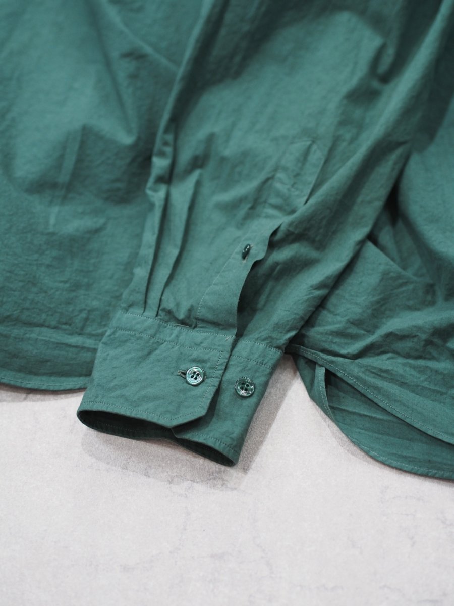 画像7:  YOKO SAKAMOTO  / BAND COLLAR SHIRT / GARMENT DYE / MAX HIGH COUNT TYPEWRITER (7)