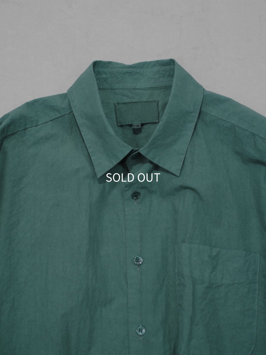 画像5: YOKO SAKAMOTO  / REGULAR COLLAR SHIRT / GARMENT DYE / MAX HIGH COUNT TYPEWRITER (5)