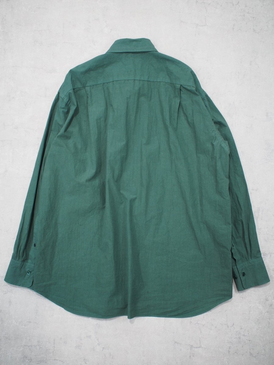 画像4: YOKO SAKAMOTO  / REGULAR COLLAR SHIRT / GARMENT DYE / MAX HIGH COUNT TYPEWRITER (4)