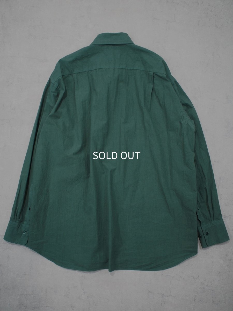 画像4: YOKO SAKAMOTO  / REGULAR COLLAR SHIRT / GARMENT DYE / MAX HIGH COUNT TYPEWRITER (4)