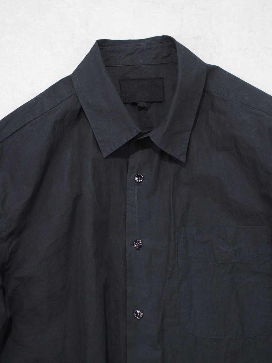 画像8: YOKO SAKAMOTO  / REGULAR COLLAR SHIRT / GARMENT DYE / MAX HIGH COUNT TYPEWRITER (8)