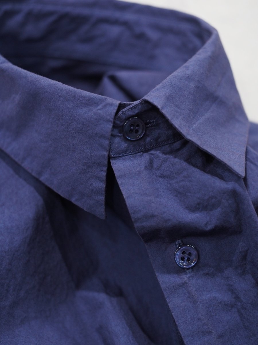 画像10:  YOKO SAKAMOTO  / REGULAR COLLAR S/S SHIRT / GARMENT DYE / MAX HIGH COUNT TYPEWRITER (10)