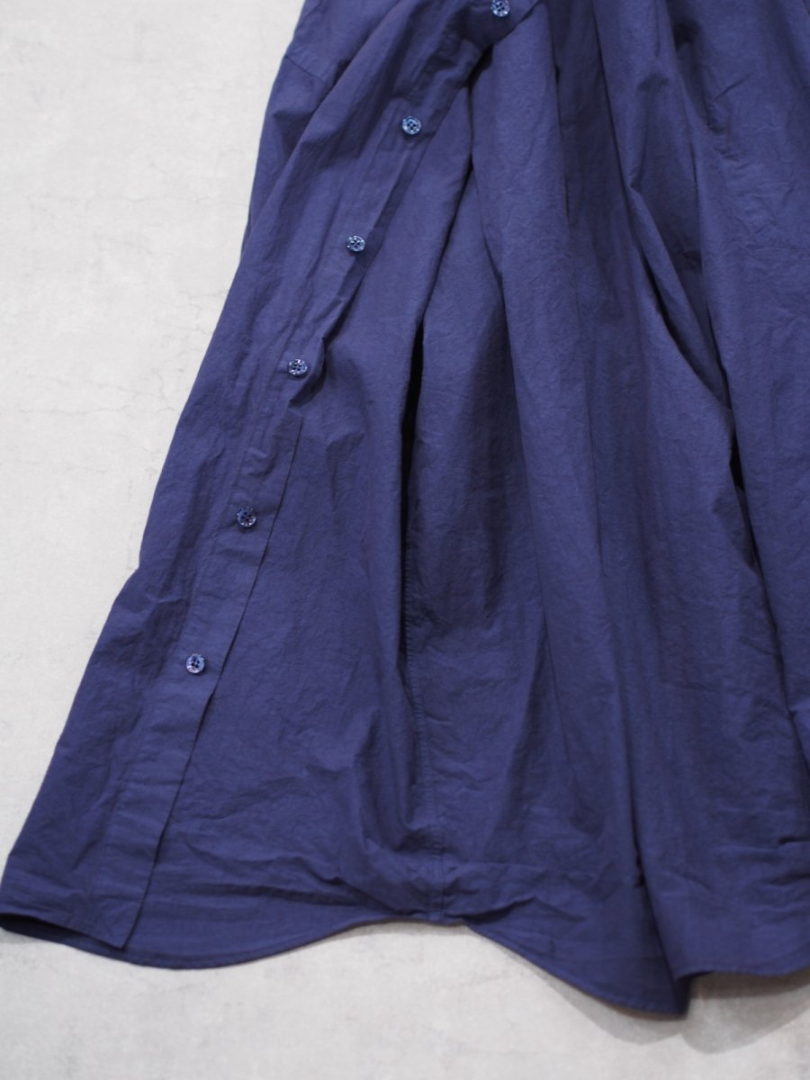 画像9:  YOKO SAKAMOTO  / REGULAR COLLAR S/S SHIRT / GARMENT DYE / MAX HIGH COUNT TYPEWRITER (9)