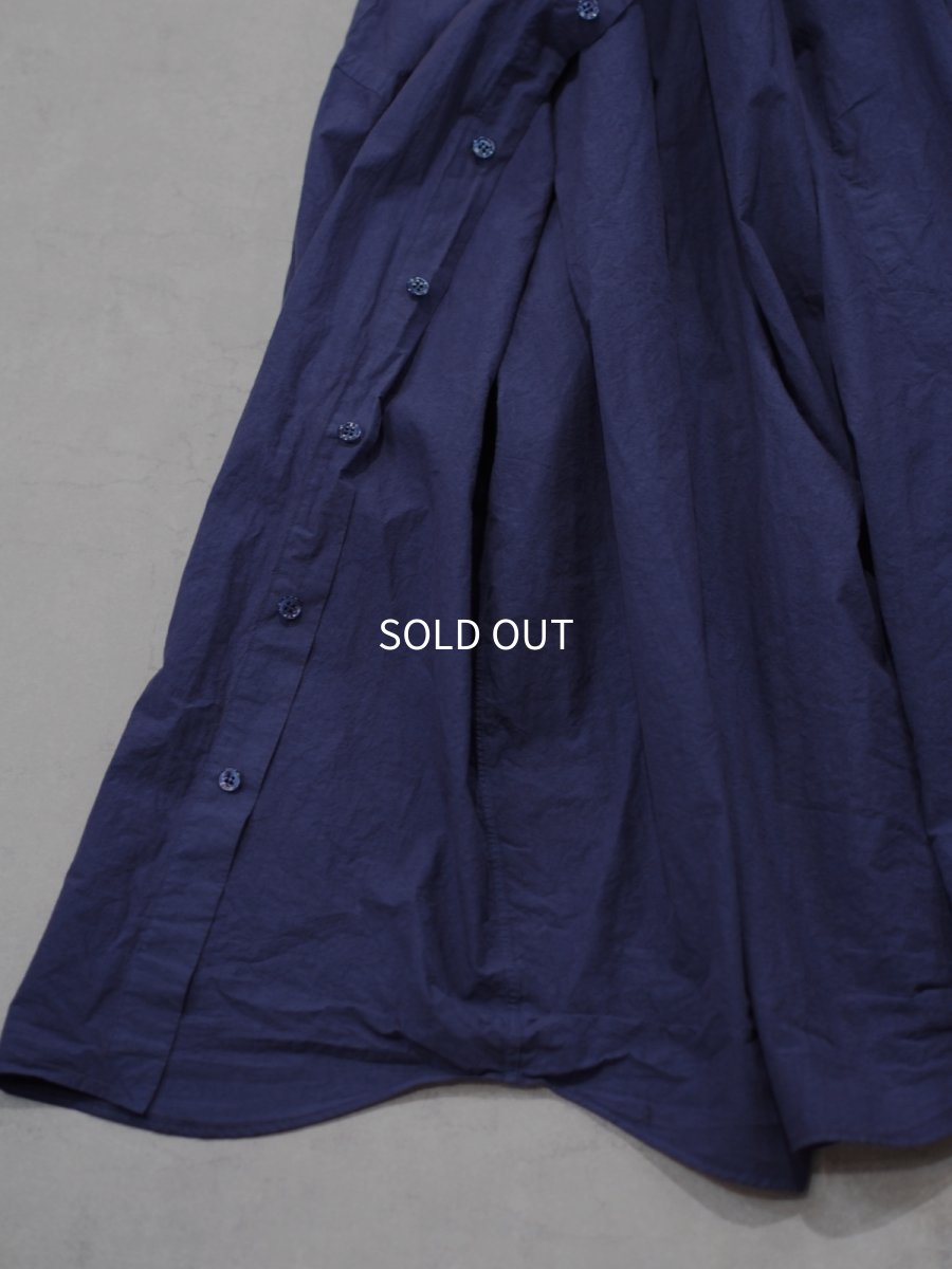画像9:  YOKO SAKAMOTO  / REGULAR COLLAR S/S SHIRT / GARMENT DYE / MAX HIGH COUNT TYPEWRITER (9)