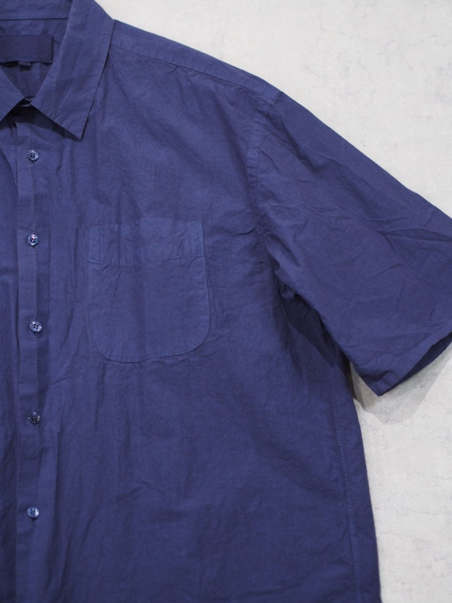 画像6:  YOKO SAKAMOTO  / REGULAR COLLAR S/S SHIRT / GARMENT DYE / MAX HIGH COUNT TYPEWRITER (6)