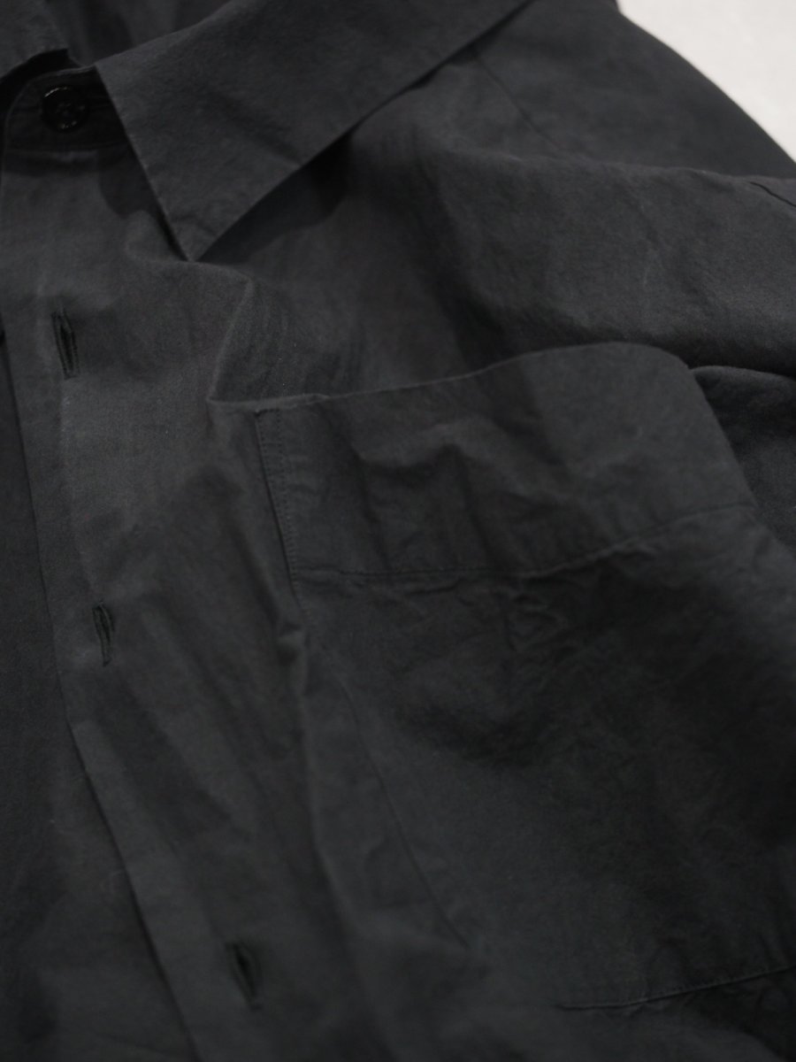 画像10: YOKO SAKAMOTO  / REGULAR COLLAR SHIRT / GARMENT DYE / MAX HIGH COUNT TYPEWRITER (10)