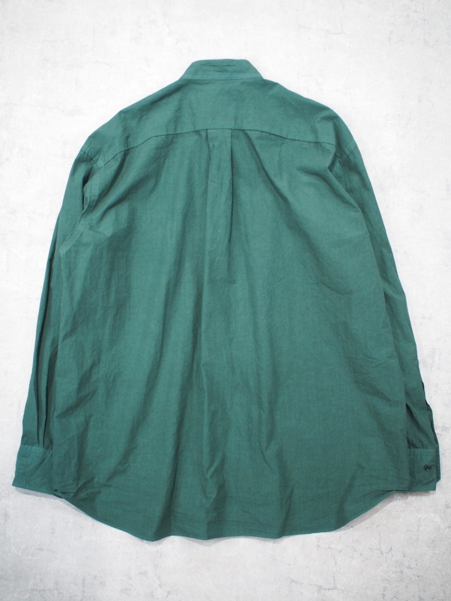 画像2:  YOKO SAKAMOTO  / BAND COLLAR SHIRT / GARMENT DYE / MAX HIGH COUNT TYPEWRITER (2)