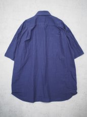 画像3:  YOKO SAKAMOTO  / REGULAR COLLAR S/S SHIRT / GARMENT DYE / MAX HIGH COUNT TYPEWRITER (3)