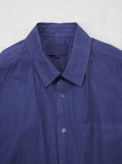 画像7:  YOKO SAKAMOTO  / REGULAR COLLAR S/S SHIRT / GARMENT DYE / MAX HIGH COUNT TYPEWRITER (7)