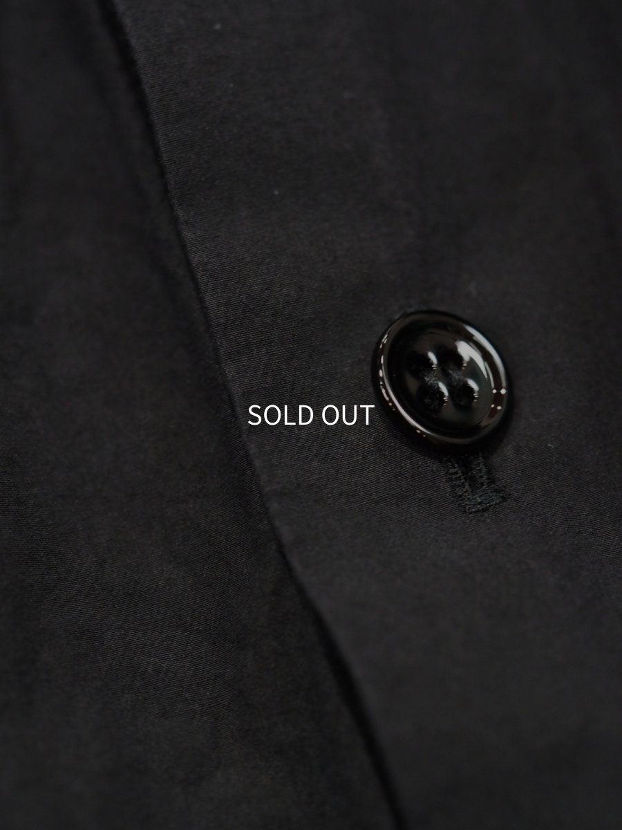 画像8: YOKO SAKAMOTO  /  REGULAR COLLAR S/S SHIRT / GARMENT DYE / MAX HIGH COUNT TYPEWRITER (8)