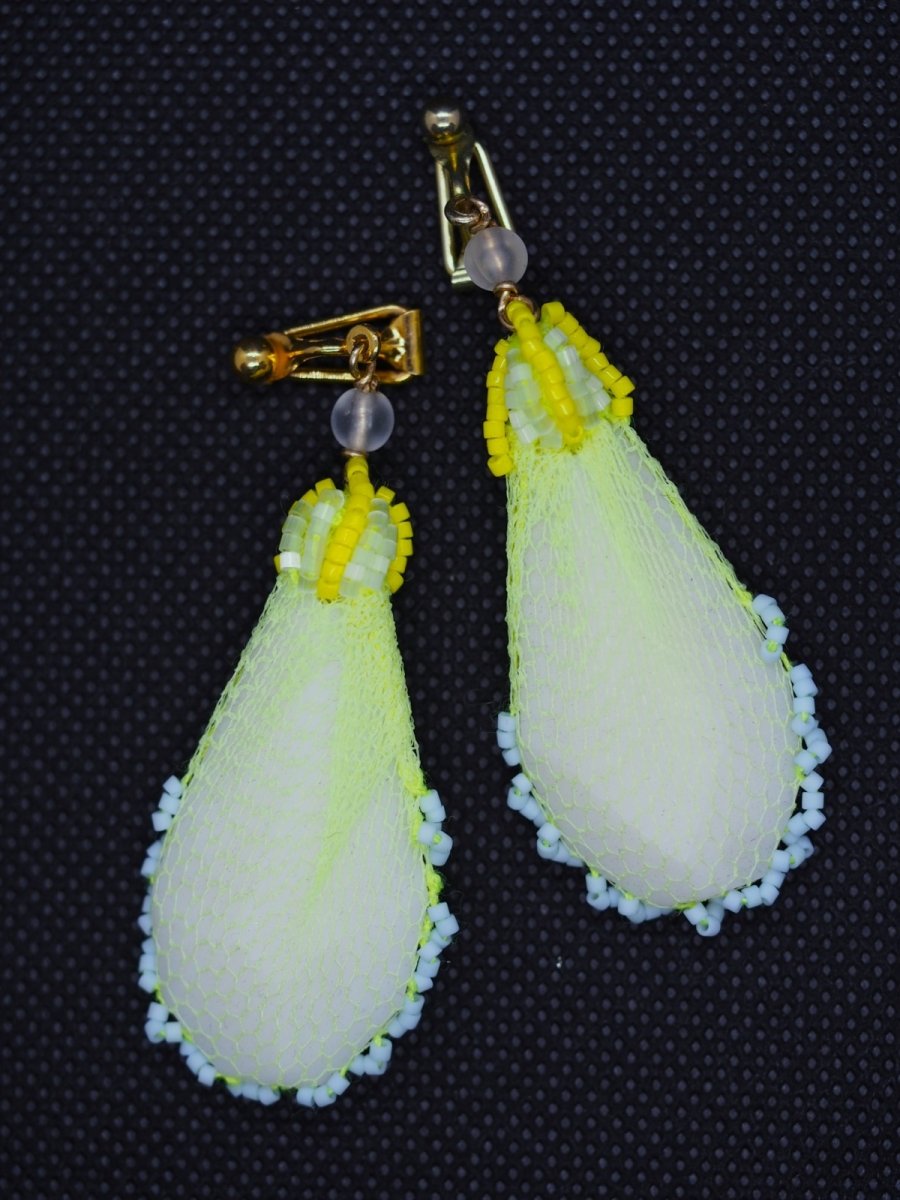 画像1: Tulle イヤリング　イエロー (1)