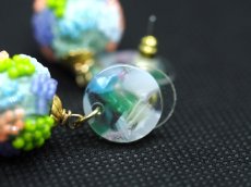 画像3: Pom Pon ピアス　ブルー (3)