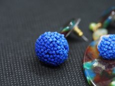 画像2: Kaleido ピアス　ネイビー (2)