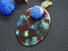 画像4: Kaleido ピアス　ネイビー (4)