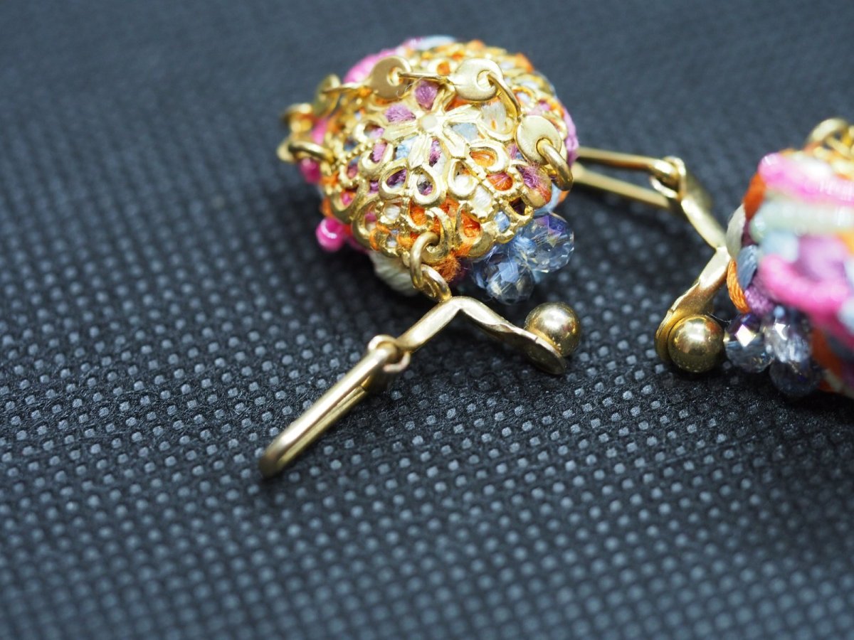 画像5: KABUKI イヤリング　ローズ (5)