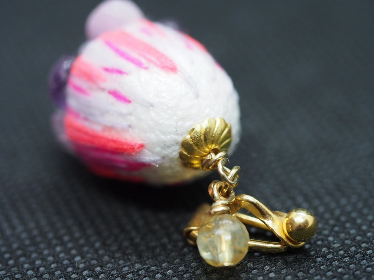 画像5: ココンイヤリング ピンク (5)