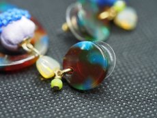 画像5: Kaleido ピアス　ネイビー (5)