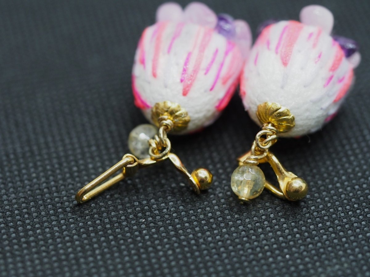 画像4: ココンイヤリング ピンク (4)