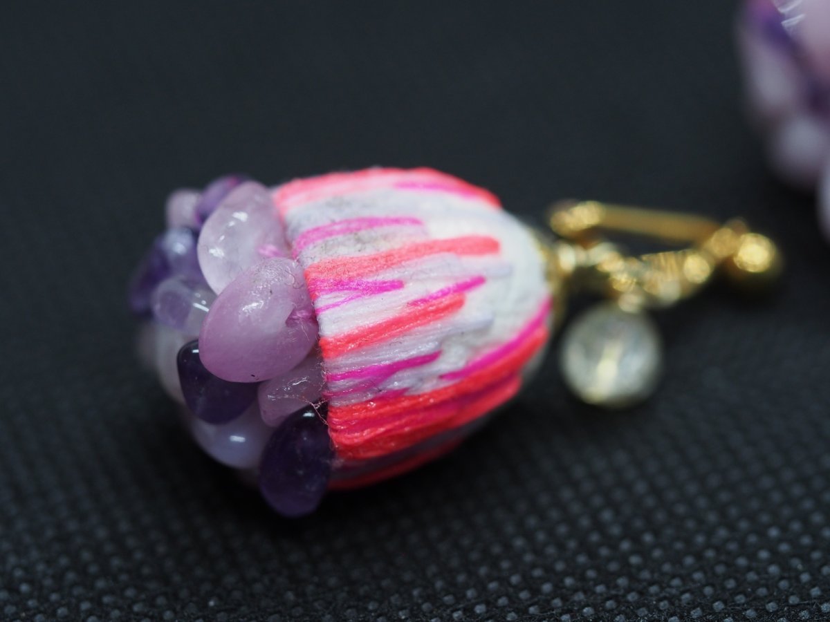 画像3: ココンイヤリング ピンク (3)