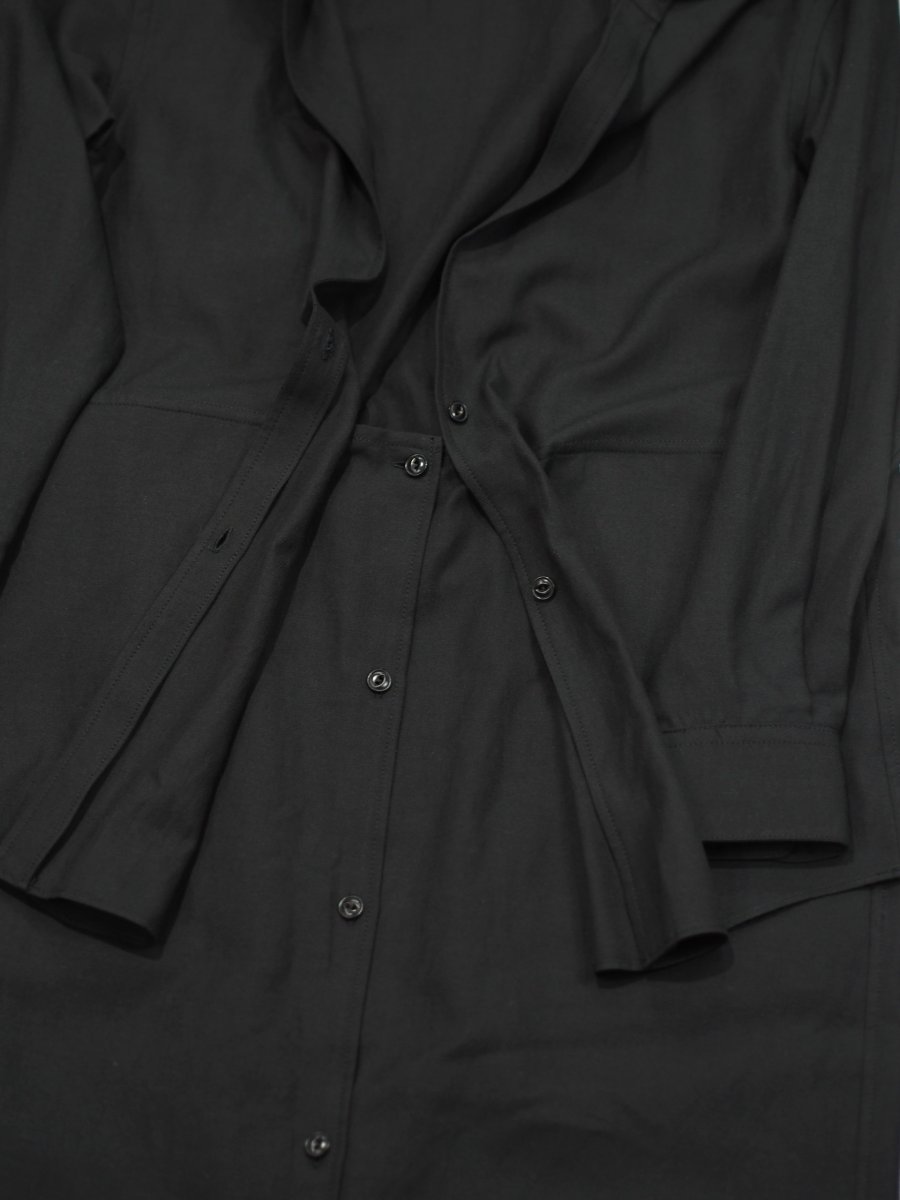 画像7:  YOKO SAKAMOTO  / TWO PIECE SHIRT DRESS /  RAYON × COTTON VIYELLA (7)