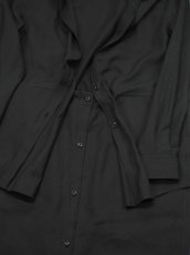 画像7:  YOKO SAKAMOTO  / TWO PIECE SHIRT DRESS /  RAYON × COTTON VIYELLA (7)