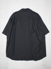 画像7: YOKO SAKAMOTO  /  OPEN COLLAR S/S SHIRT / RAYON × COTTON VIYELLA (7)