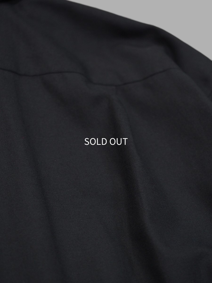 画像8: YOKO SAKAMOTO  /  OPEN COLLAR S/S SHIRT / RAYON × COTTON VIYELLA (8)
