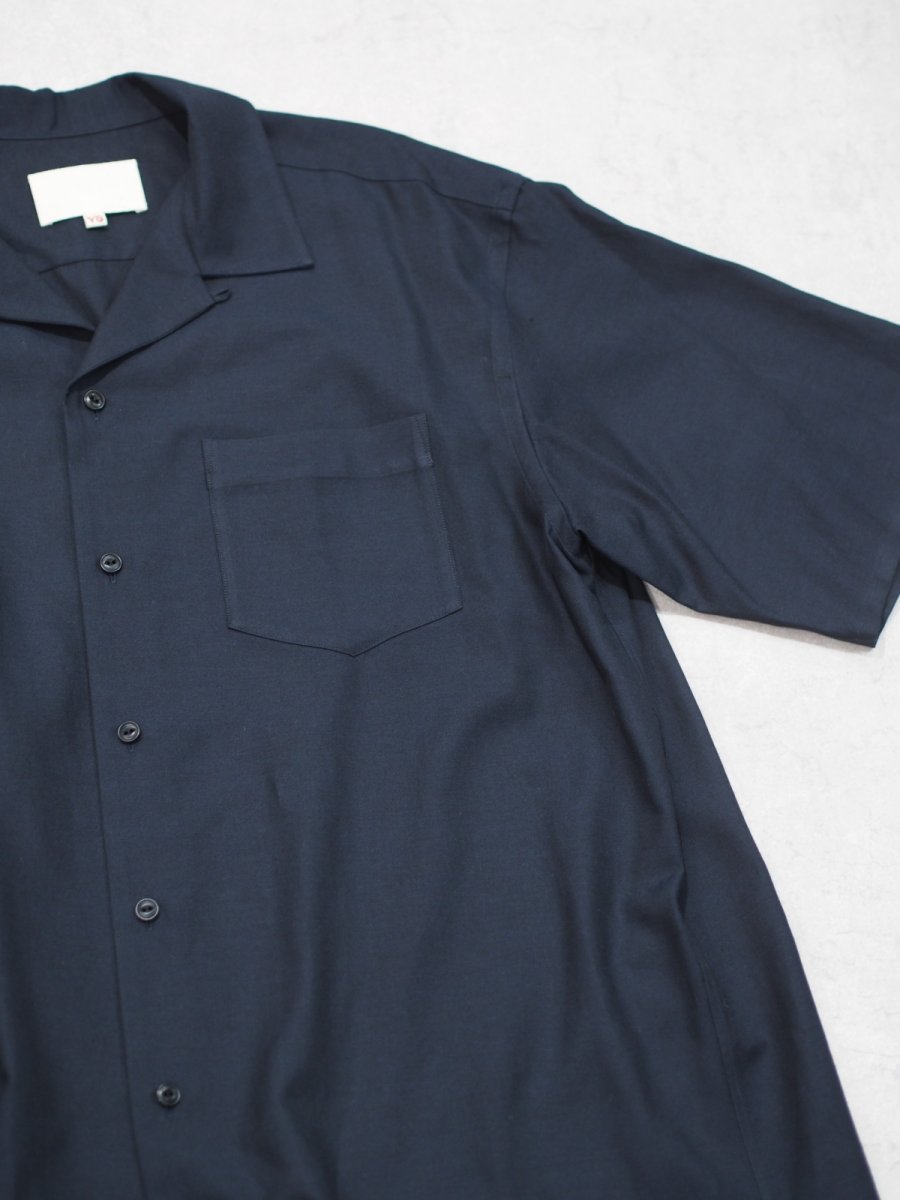画像6:  YOKO SAKAMOTO / OPEN COLLAR S/S SHIRT / RAYON × COTTON VIYELLA (6)