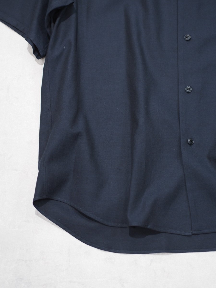 画像5:  YOKO SAKAMOTO / OPEN COLLAR S/S SHIRT / RAYON × COTTON VIYELLA (5)