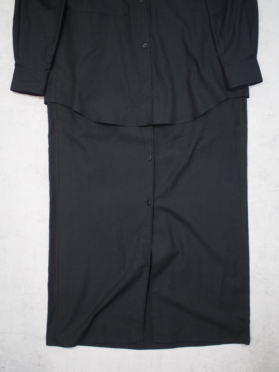 画像3:  YOKO SAKAMOTO  / TWO PIECE SHIRT DRESS /  RAYON × COTTON VIYELLA (3)