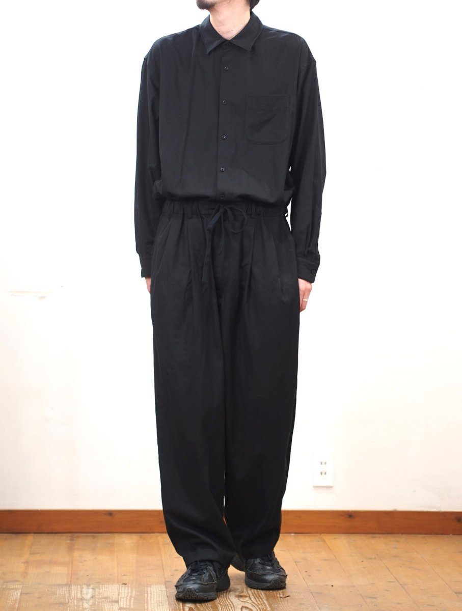 画像2: YOKO SAKAMOTO  / JUMP SUIT / RAYON × COTTON VIYELLA (2)
