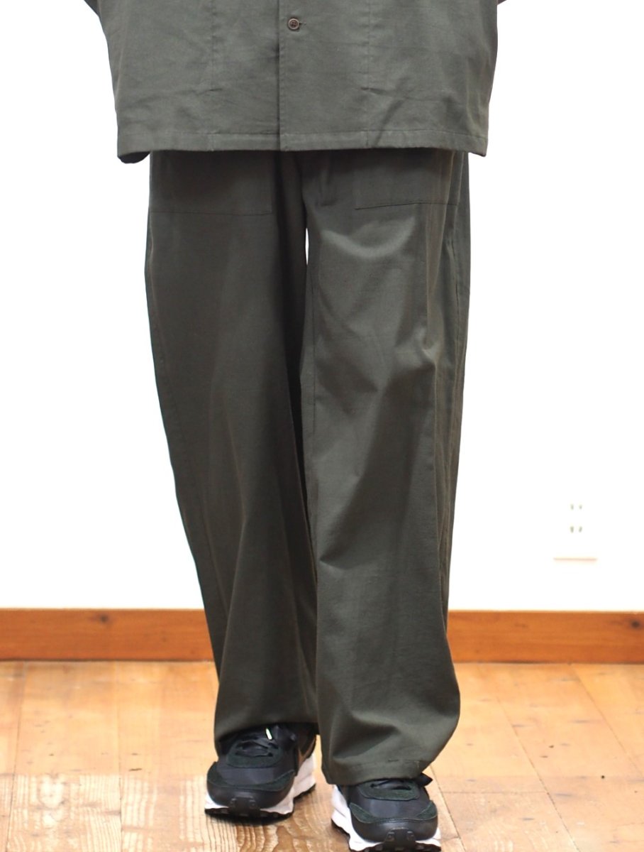 画像1: YOKO SAKAMOTO  / UTILITY EASY PANTS / COTTON PANAMA (1)