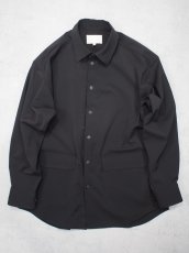 画像1: YOKO SAKAMOTO  / SUIT SHIRT / SUSTAINABLE & RECYCLE ・POLYESTER GABARDINE (1)