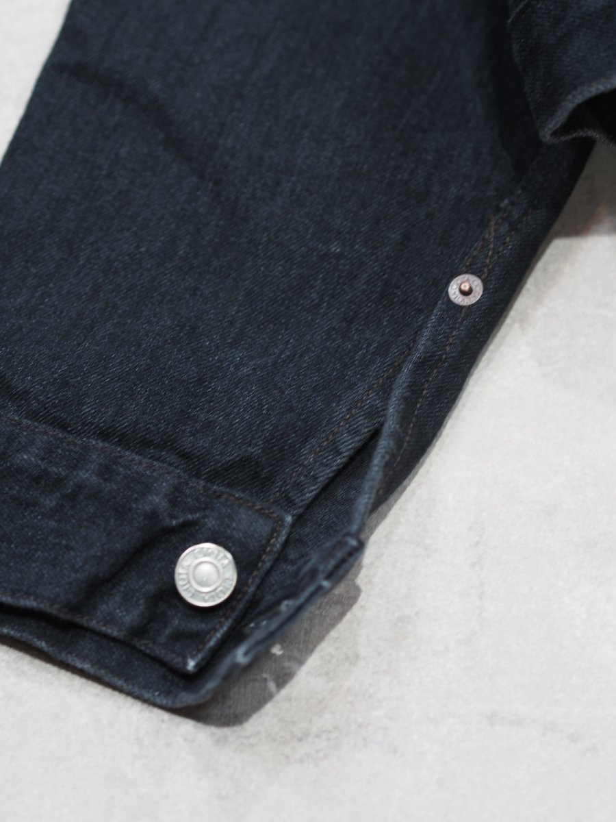 画像10: CIOTA / Single Pocket Denim Jacket ( Medium Black ) (10)