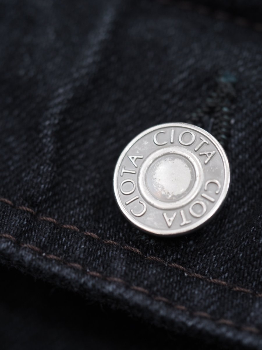 画像11: CIOTA / Single Pocket Denim Jacket ( Medium Black ) (11)