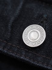画像11: CIOTA / Single Pocket Denim Jacket ( Medium Black ) (11)