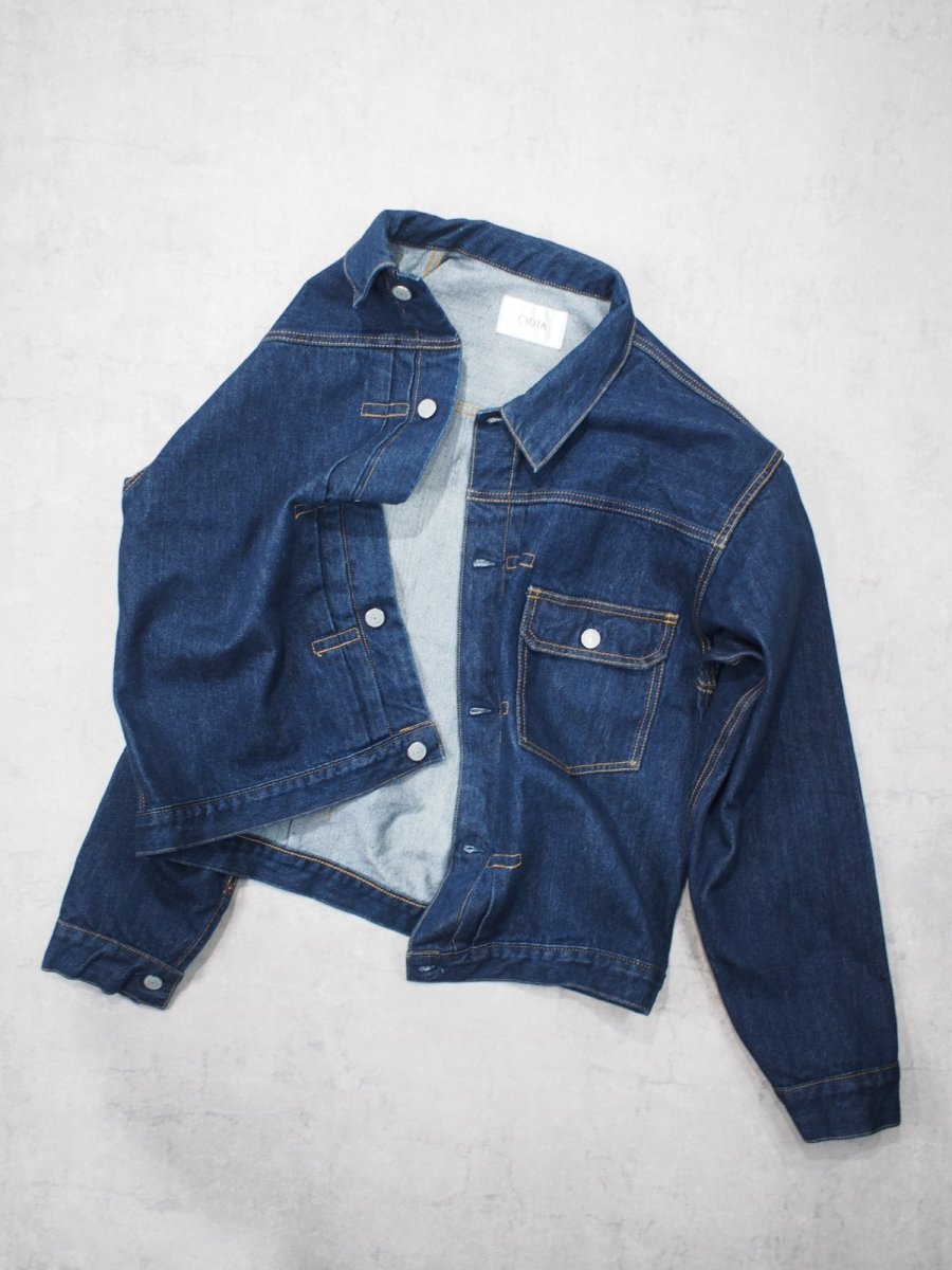 画像8: CIOTA / Single Pocket Denim Jacket (Real Indigo) (8)