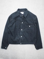 画像1: CIOTA / Single Pocket Denim Jacket ( Medium Black ) (1)