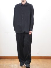 画像5: YOKO SAKAMOTO  / REGULAR COLLAR SHIRT / GARMENT DYE / MAX HIGH COUNT TYPEWRITER (5)