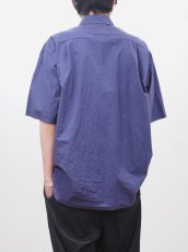 画像11:  YOKO SAKAMOTO  / REGULAR COLLAR S/S SHIRT / GARMENT DYE / MAX HIGH COUNT TYPEWRITER (11)